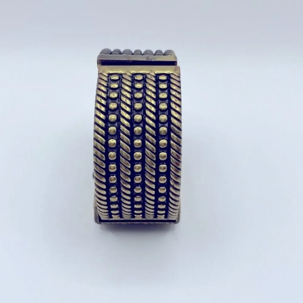 Working! Vintage Premier Designs Cuff Bracelet Watch